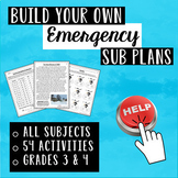 Build Your Own Emergency Sub Plans