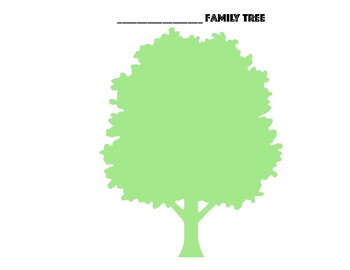 Preview of Build Your Own Family Tree