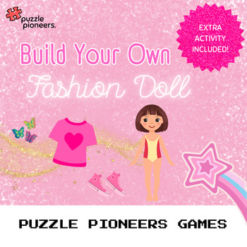 Preview of Build-Your-Own Fashion Doll Activity: Creative Fun for Littles!