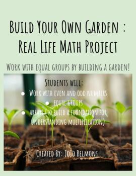 Preview of Build Your Own Garden : Real Life Math Project