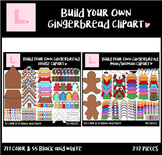 Build Your Own Gingerbread Clipart Bundle (Christmas Clipart)
