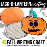 Build Your Own Jack-O-Lantern Pumpkin Writing Craft Fall Themed Craft