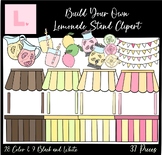 Build Your Own Lemonade Stand Clipart (Summer Clipart)