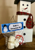 Build Your Own Snowman Kit Tags