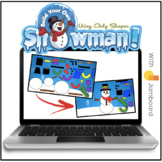 Build Your Own Snowman using ONLY Shapes - Jamboard