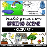 Spring Clip Art - Build Your Own Scene