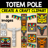 Build Your Own TOTEM POLE Craft Clip Art - Set 3