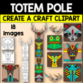 Build Your Own TOTEM POLE Craft Clip Art - Set 4