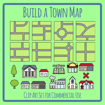 blank town map for kids