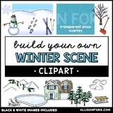 Winter Clip Art - Build Your Own Scene
