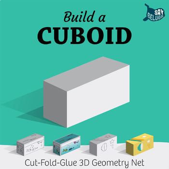 Preview of Build a 3D Cuboid – Foldable Geometry Solid Shape Net