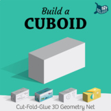 Build a 3D Cuboid – Foldable Geometry Solid Shape Net