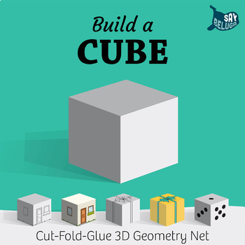 Preview of Build a 3D Cube – Foldable Geometry Shape Net