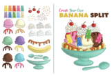 Build a Banana Split Dessert - Create Ice Cream Dessert - 