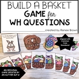 WH Questions Speech Therapy Game for Easter, KID FAVORITE!