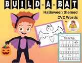 Build-a-Bat CVC Words Halloween Themed Activity