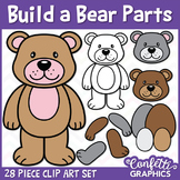 Build a Bear Parts Clip Art Set
