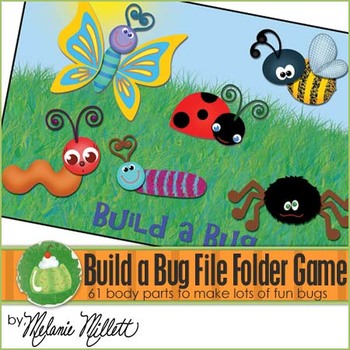 Preview of Build a Bug File Folder Game