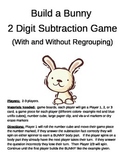 Build a Bunny 2 Digit Subtraction With and Without Regroup