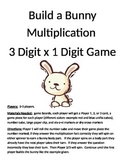 Build a Bunny 3 Digit x 1 Digit Multiplication Game