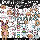 Build-a-Bunny Clipart {bunny clipart}
