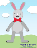 Build a Bunny Easter Bunny Craft (with b/w lines)