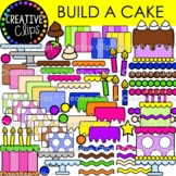 Build a Cake Clipart (Food Clipart)