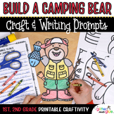 Build a Camping Bear Craft, Writing Activities, Template f