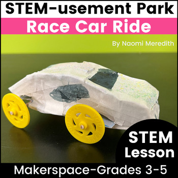 Preview of Build a Car STEM Challenge Energy Transfer and Collisions