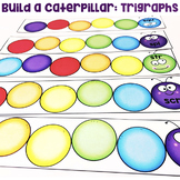 Build a Caterpillar: Trigraphs - 1st Grade Literacy Center