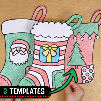 Paper Christmas Stocking, Kids' Crafts