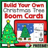 Build a Christmas Tree Free Speech Therapy Boom Cards