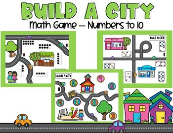 Preview of Build a City | Counting Towers | Independent Math Game | Unifix Cubes Center