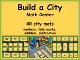 Build a City, Math Center, Game, Counting, Subitizing, Add