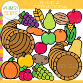 Build a Thanksgiving Cornucopia Clip Art - Thanksgiving Se
