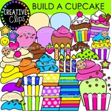 Build a Cupcake Clipart (Food Dessert Clipart)