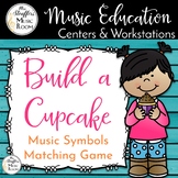 Build a Cupcake Music Symbols Matching Game - Perfect for 