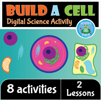 Preview of Build a Digital Plant and Animal Cell Bundle  | Organelle | Eukaryotes Activity