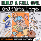Build a Fall Owl Craft, Template, Writing Activities, Octo