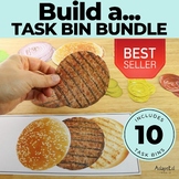 Build a... Food BUNDLE Vocational Task Boxes and Team Work Games
