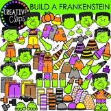 Build a Frankenstein Clipart {Halloween Clipart}