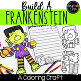 Build a Frankenstein Craft: Halloween Coloring Pages