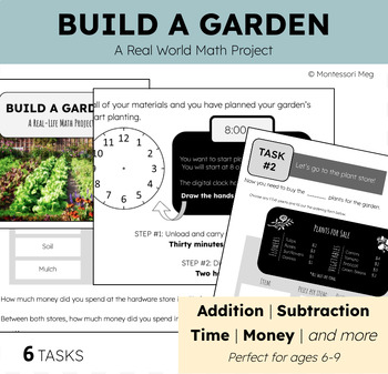 Preview of Build a Garden: A Real World Math Project