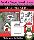 Build a Gingerbread House Craft: Christmas Coloring  Chris