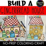 Build a Gingerbread House Craft: Coloring Pages and Gift B