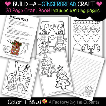 Gingerbread House Craft Gingerbread Man Activities Coloring Pages Sheets