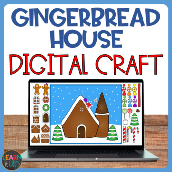 Preview of Build a Gingerbread House Digital Craft