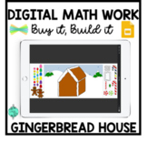 Build a Gingerbread House Digital Math Activity NO PREP