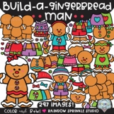 Build a Gingerbread Man Clipart MEGA Set
