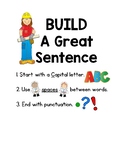Build a Great Sentence Poster